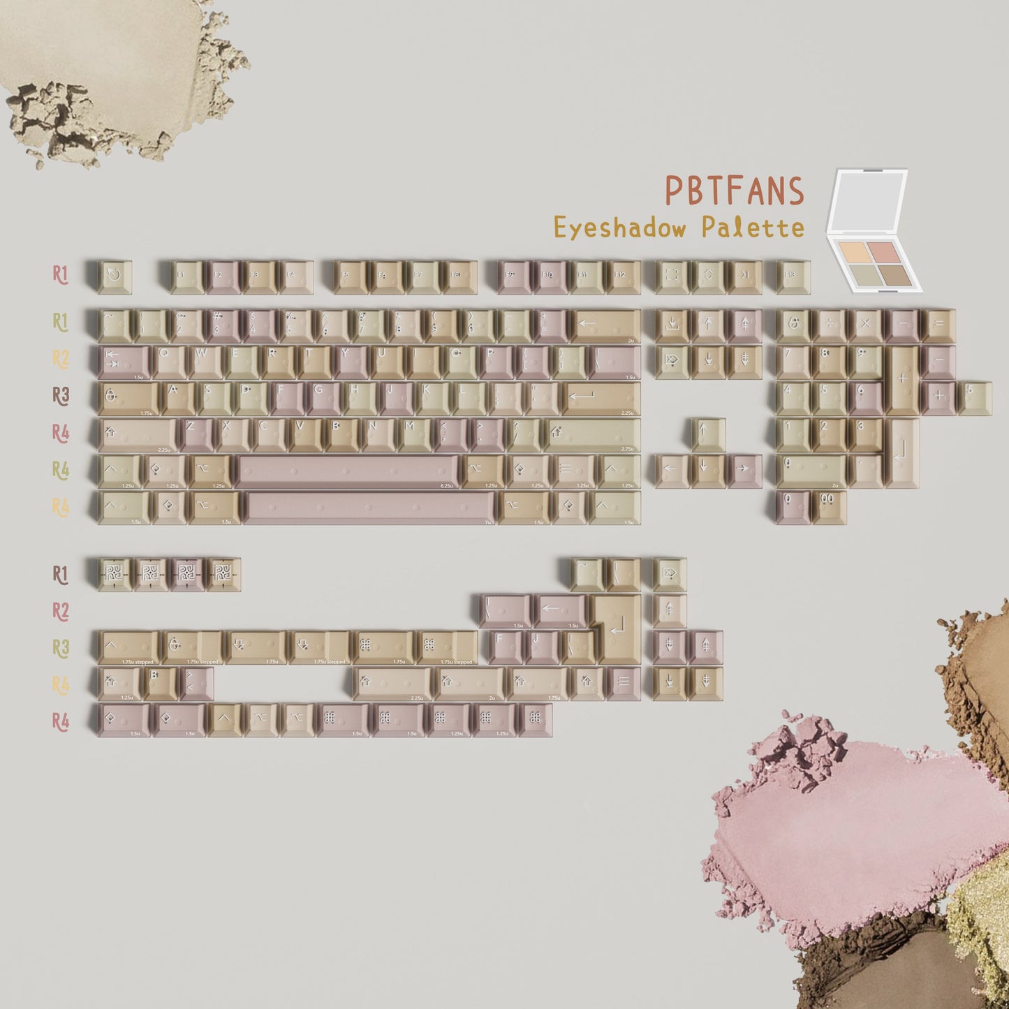 PBTfans Eyeshadow Palette 眼影盘键帽