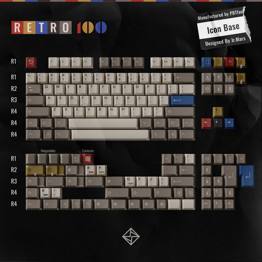 【END】PBTfans Retro 100键帽
