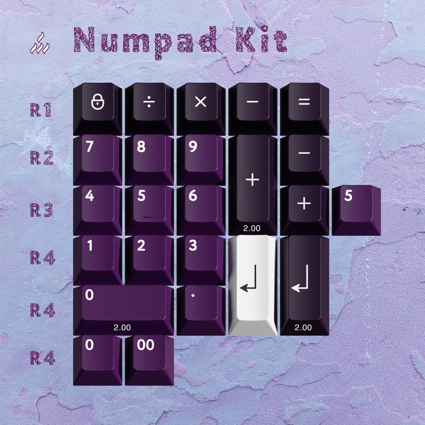 KBDFans purpurite R2 键帽